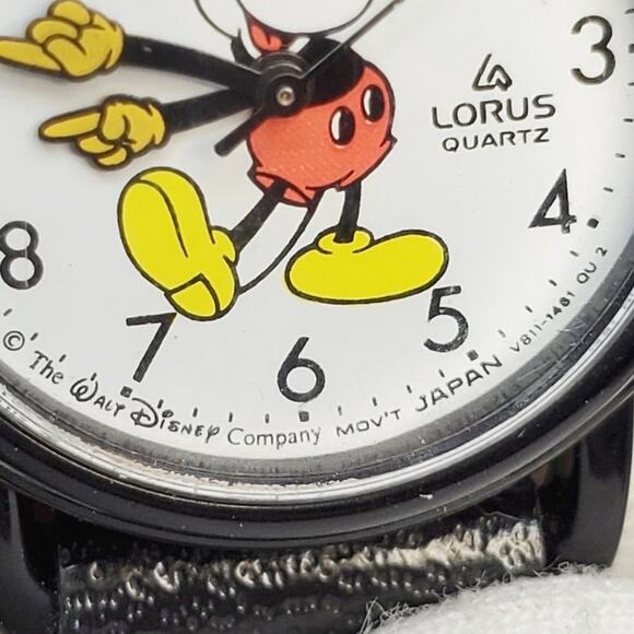 Vintage Disney X Lorus Mickey Mouse Black Plastic Watch main image 9